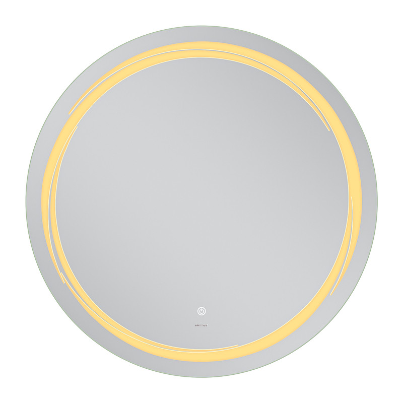 Дзеркало MIXXUS PREMIUM WAVE MC04-90 з LED Touch, Anti-fog, димером (3-6,5kK) (MP6637)