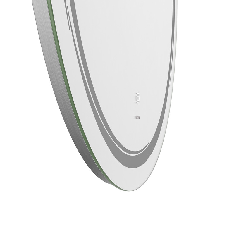 Дзеркало MIXXUS PREMIUM WAVE MC04-90 з LED Touch, Anti-fog, димером (3-6,5kK) (MP6637)