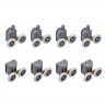 Душова кабіна з низьким піддоном MIXXUS PLAIN SCT02-90x90x195-FB SATIN матове скло 4мм (MI6896)