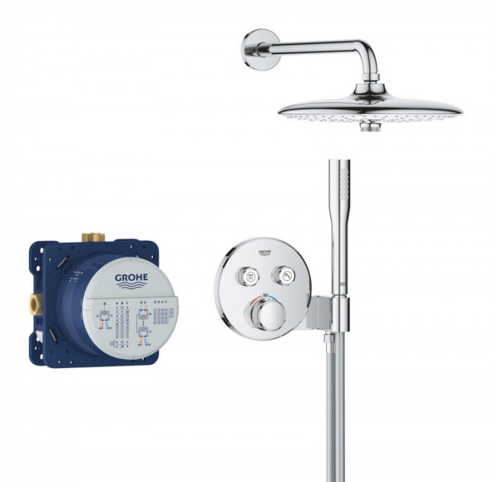 Прихована душова система з Euphoria 260 Grohe Grohtherm SmartControl (34867000)