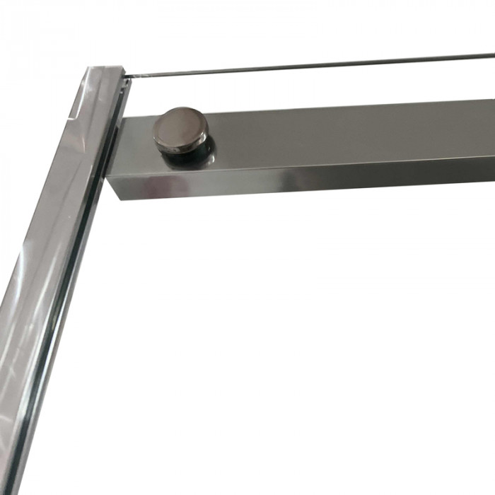 Душова кабіна без піддону Koer SR SC03-100x100x200-TR-01 прозоре скло Easy Clean 6мм, хром (KR5357)