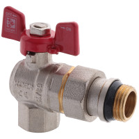 Кран з американкою 1/2" "антіпротечка"(Koer KR.228-Gi) кутовий (KR0196)