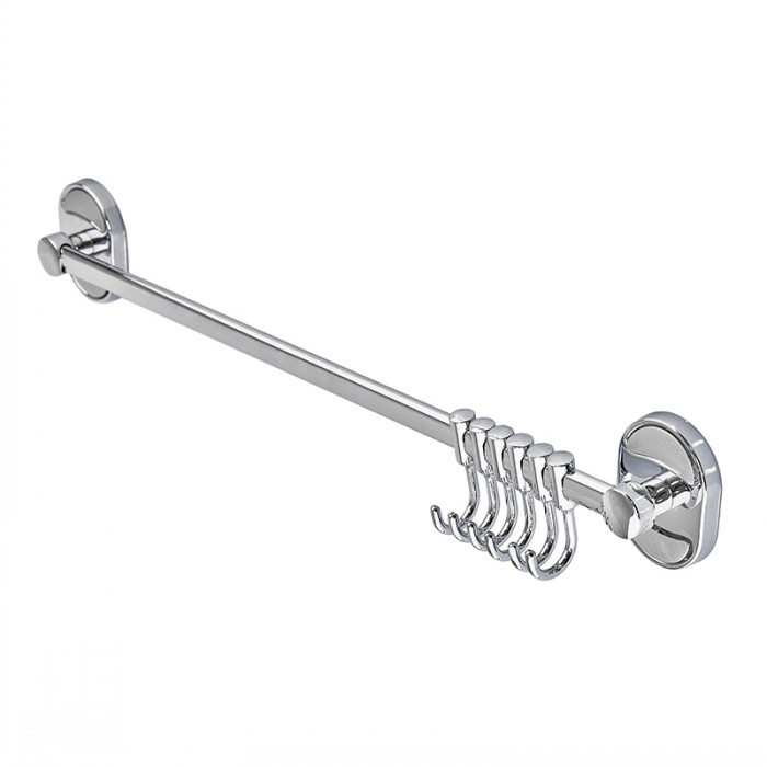 Планка з 6-ма рухливими гачками Zerix AFB-0115-6 (ZX5054)