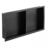 Полиця для ванної кімнати Mixxus Premium Niche-0103 Black (MI6682)