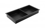 Полиця для ванної кімнати Mixxus Premium Niche-0103 Black (MI6682)