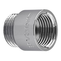 Подовжувач Europroduct EP.E015.Chr - 1/2"MF-15мм хром (EP6122)