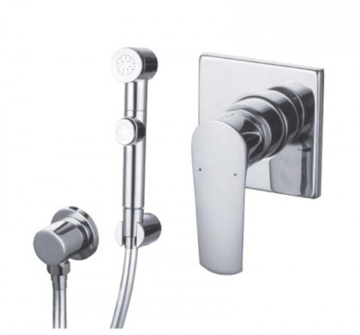 Набор для гигиенического душа скрытого монтажа IMPRESE VYSKOV со смесителем и гигиеническим душем VR15340Z-BT
