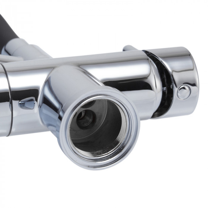 Кухонний змішувач з силік. виливом і вих. для питної води KOER KB-72006-01 (KR3379)