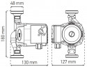 Насос циркуляційний відцентр. Koer KP.GRS-25 / 4-180 (KP0248)