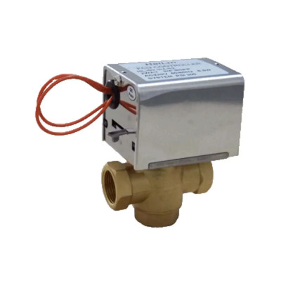 Клапан 3-х зонний з приводом 220В HL-G3-1-2-S2 1/2&quot;