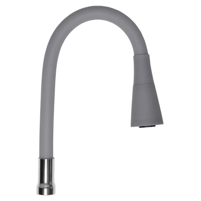 Вилив для змішувача гнучкий сірий Zerix SPS-02 (ZX3039)