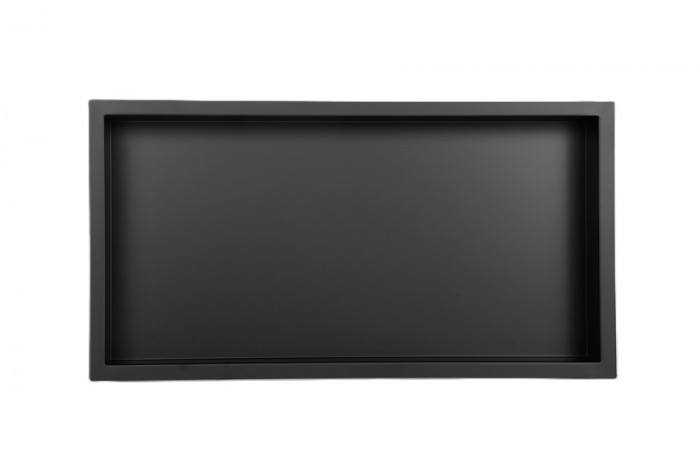 Полиця-ніша для ванної кімнати Mixxus Premium NICHE-0102 BLACK із нержавіючої сталі SUS304 (MI6680)