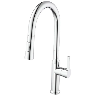 Змішувач для кухні з висувним виливом Mixxus Premium PULL 014 (MI6958)