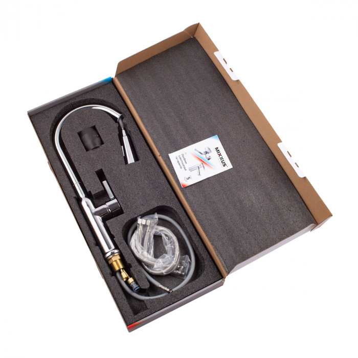 Змішувач для кухні з висувним виливом Mixxus Premium PULL 014 (MI6958)