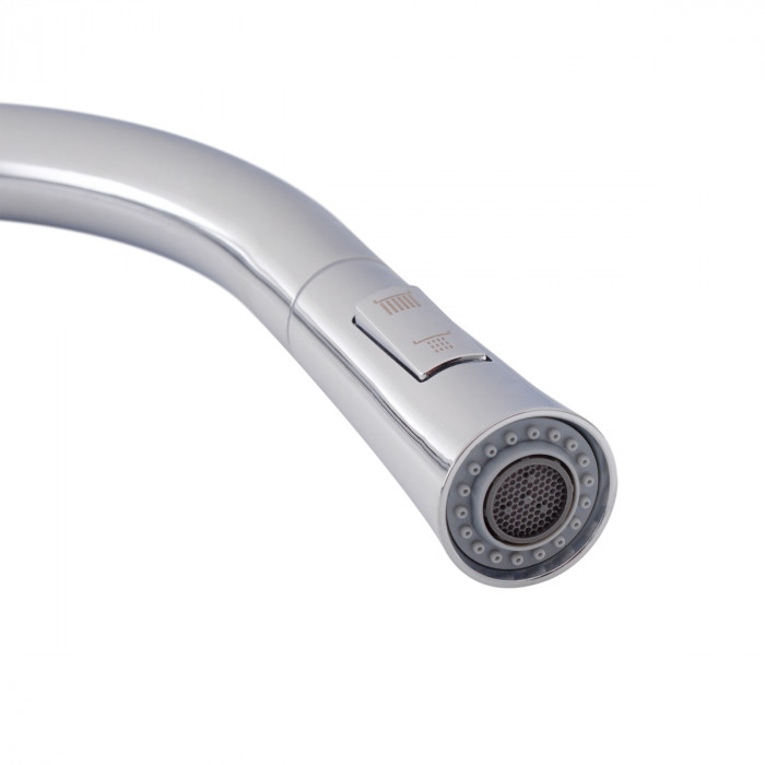 Змішувач для кухні з висувним виливом Mixxus Premium PULL 014 (MI6958)