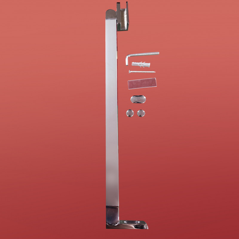 Двері в нішу Koer SR SD04-100x200-TR-01 прозоре скло Easy Clean 10мм, хром (KR5386)