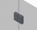 Двері в нішу Koer SR SD04-100x200-TR-01 прозоре скло Easy Clean 10мм, хром (KR5386)