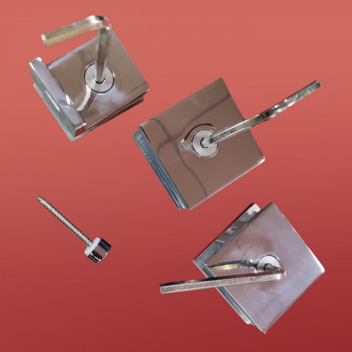 Двері в нішу Koer SR SD04-100x200-TR-01 прозоре скло Easy Clean 10мм, хром (KR5386)