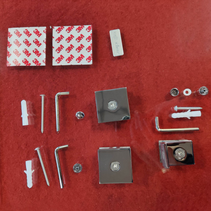 Двері в нішу Koer SR SD04-120x200-TR-01 прозоре скло Easy Clean 10мм, хром (KR5387)