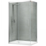 Бічна стінка до кабіни Koer SR SW05-90x200-TR-01 прозоре скло Easy Clean 6мм, хром (KR5407)