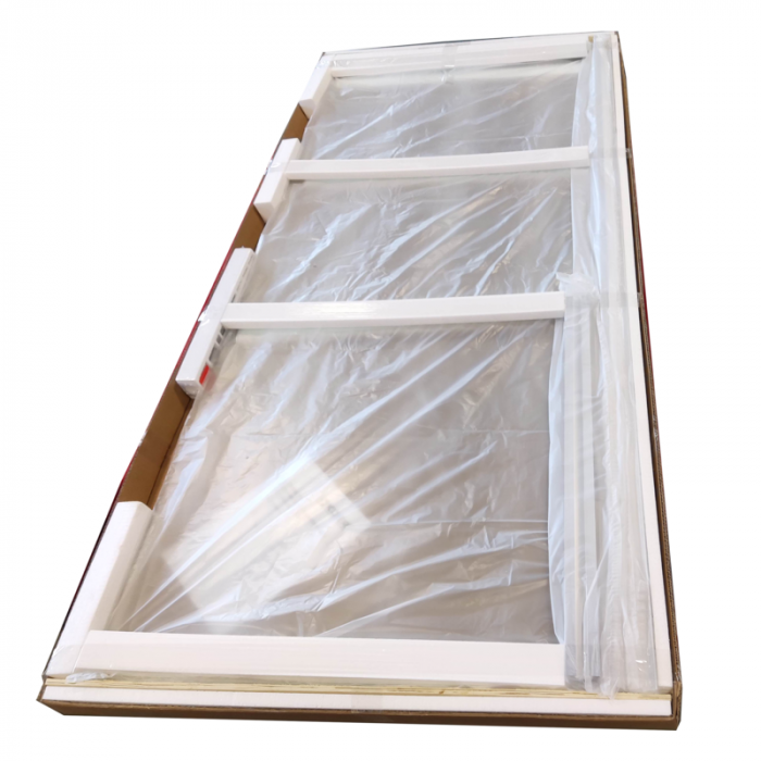 Бічна стінка до кабіни Koer SR SW05-90x200-TR-01 прозоре скло Easy Clean 6мм, хром (KR5407)