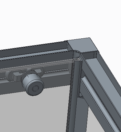 Бічна стінка до кабіни Koer SR SW05-90x200-TR-01 прозоре скло Easy Clean 6мм, хром (KR5407)