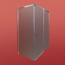 Бічна стінка до кабіни Koer SR SW05-90x200-TR-01 прозоре скло Easy Clean 6мм, хром (KR5407)