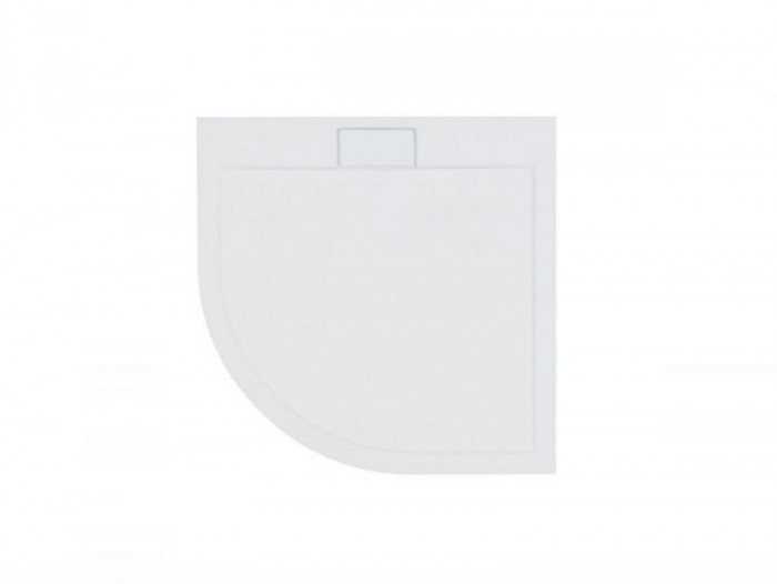 Піддон півкруглий AXIM 80х80 білий + сифон