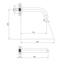 Вилив IMPRESE BRENTA хром ZMK071901300