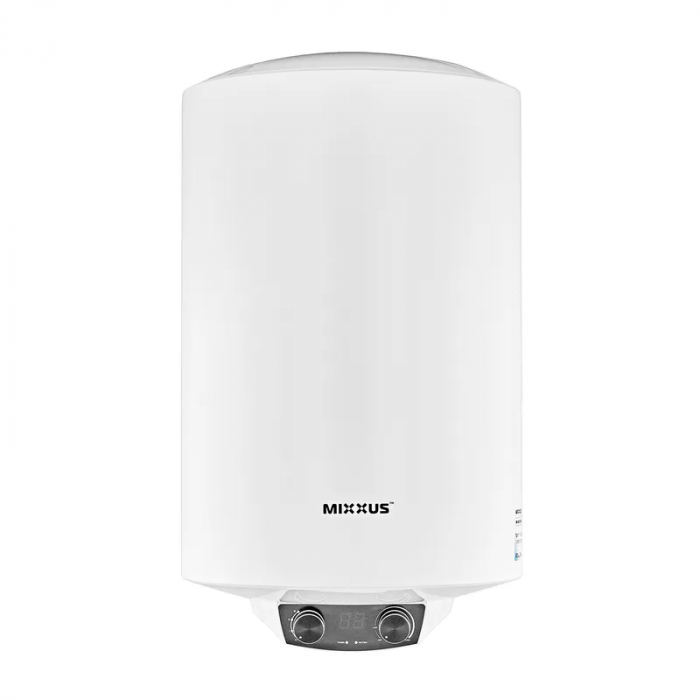 Водонагрівач "Циліндр" MIXXUS EWH-08080 ROUND DRY накопичувальний 80 л, сухий тен 2 kW (WH0609)
