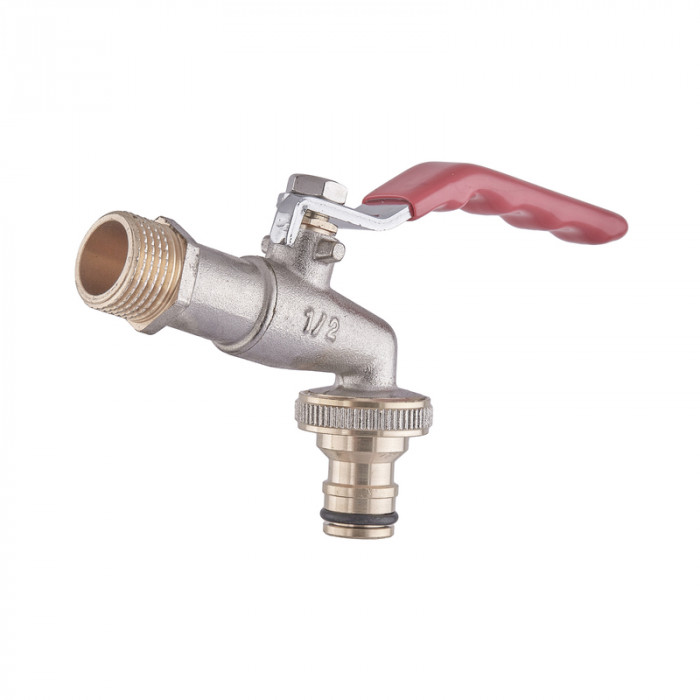 Кран поливу з конектором для швидкого підключення Nolf NFC.241-06 - 1/2" (NF3223)