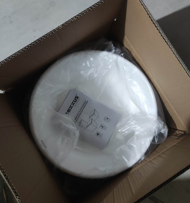 Раковина накладна MIXXUS PREMIUM TOPPER-0103 400х400х150mm (MP6529)