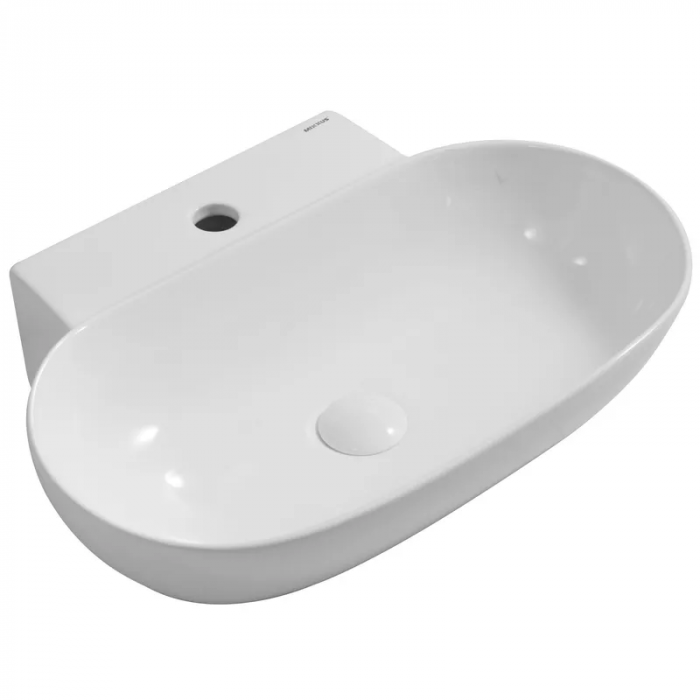 Раковина підвісна MIXXUS PREMIUM DIVERSE-0201 560х390х125mm з отвором під змішувач (MP6510)