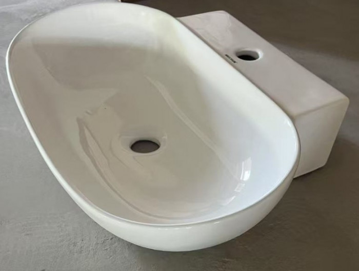 Раковина підвісна MIXXUS PREMIUM DIVERSE-0201 560х390х125mm з отвором під змішувач (MP6510)