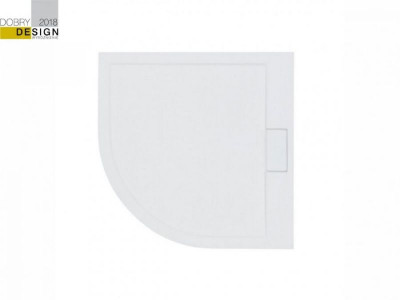 Піддон півкруглий AXIM 90х90 білий + сифон