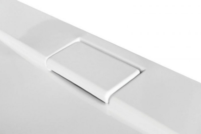 Піддон півкруглий AXIM 90х90 білий + сифон