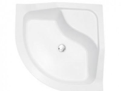 Піддон півкруглий OLIVER 80Х80Х15/25 + ноги