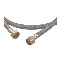 Гнучке підведення Zerix ZHN-02-FM1/2"-040 (нейлонове обплетення, гайки нерж) (ZX5147)