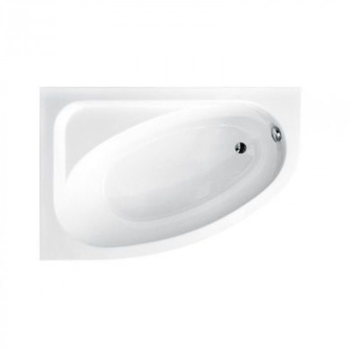 Ванна акрилова CORNEA 150х100 Ліва (соло) без ніг