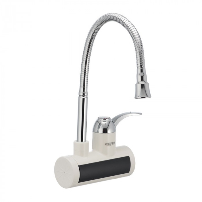 Водонагрівач Zerix ELW21-EFW 3 kW проточний, З ІНД. ТЕМП., на СТІНУ, РЕФЛ. вилив (ZX4702)