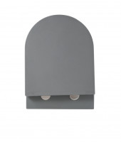 Комплект: Mixxus Premium Ellipse-SET-2101 Gray (в 2 ящ) Унітаз система змиву Tornado 3.0+ Інсталяція Koer KT-0404 + панель KT-0604-07 Gun Gray (MP6668)