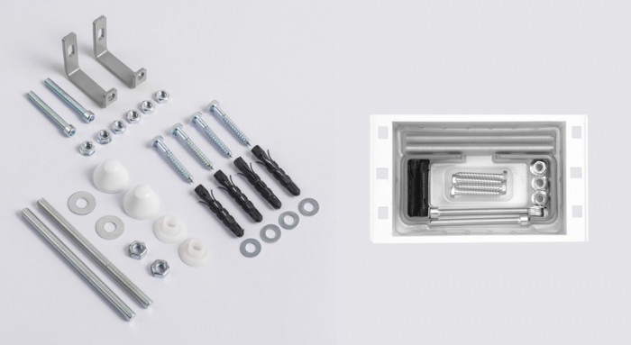 MIXXUS PREMIUM ELLIPSE-SET-2101 GRAY Комплект: Унітаз система змиву TORNADO 3.0+ Інсталяція з панеллю змиву GUN GRAY (MP6668)