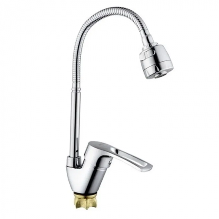 Змішувач для кухні з рефлекторним виливом Champion YUB 011-135 (Nut) Reflector (MI6385)