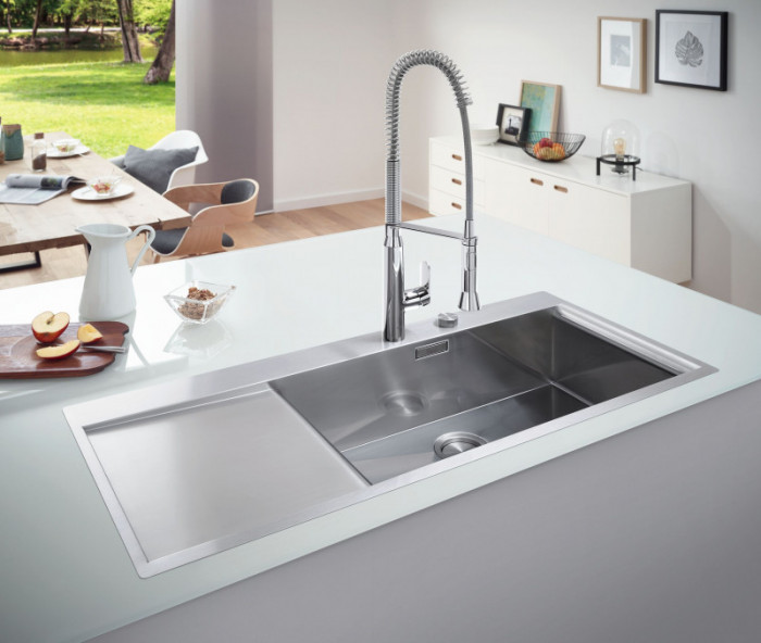Мийка кухонна Grohe EX Sink K1000 (подвійне крило зліва) (31582SD0)