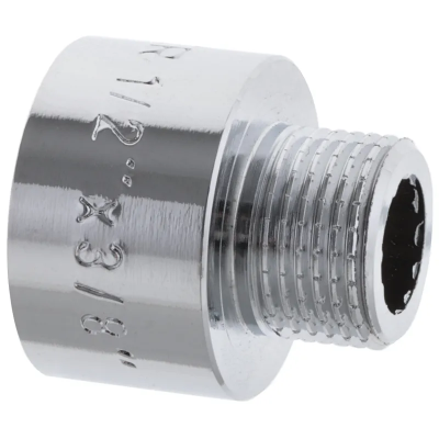 Перехідник (конектор) 3/8 &quot;х1 / 2&quot; (хром) Koer KF.A0406.CHR (KF0137)
