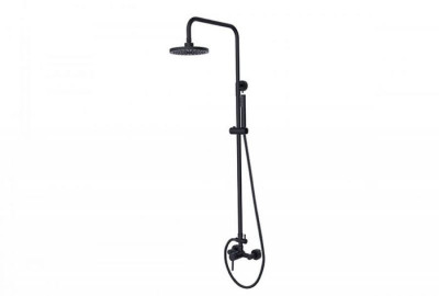 Душова система зовнішнього монтажу DECCO / ILLUSION (чорний матовий)