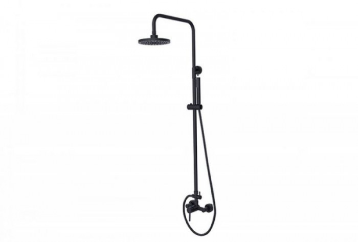 Душова система зовнішнього монтажу DECCO / ILLUSION (чорний матовий)