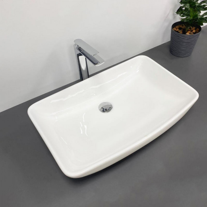 Умивальник (раковина) VBI SILVI 60 WHITE накладний