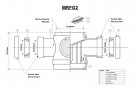 Злив у підлогу з ABS на 4 отвори (50 мм.) MRFG2