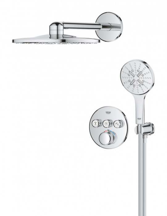 Душова система прихованого монтажу з термостатом Grohe Grohtherm SmartControl (34863000)